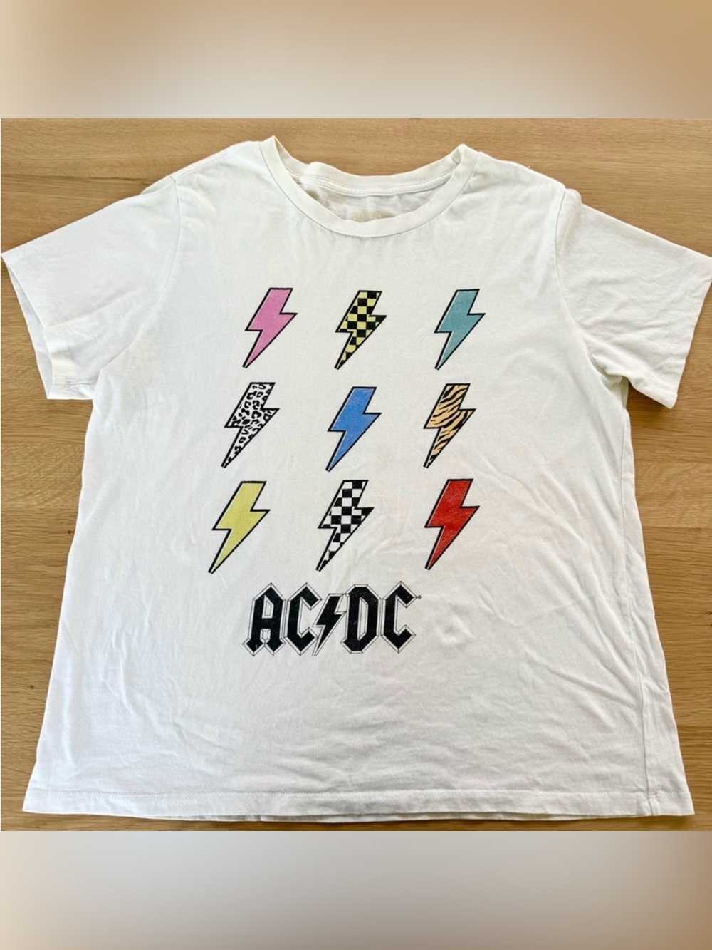 AC/DC Oversized Rocker T Shirt Size M/L